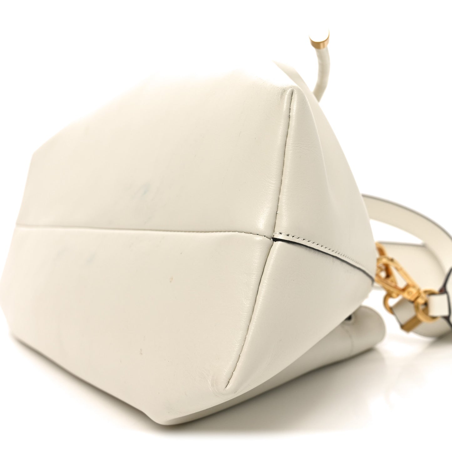 Calfskin Bon Bon East West Bucket Bag Latte