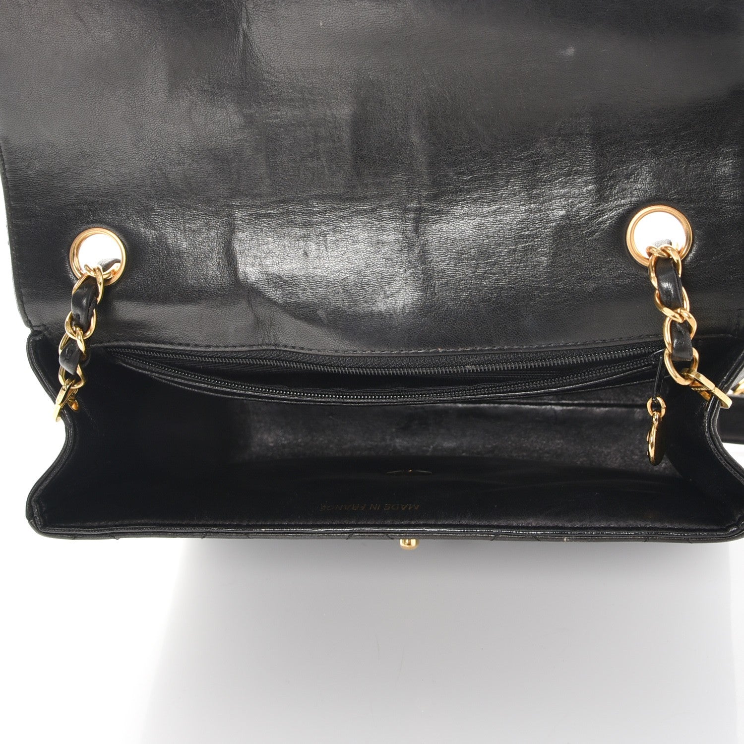 Chanel Lambskin Quilted Shoulder Flap Black 5 of 14