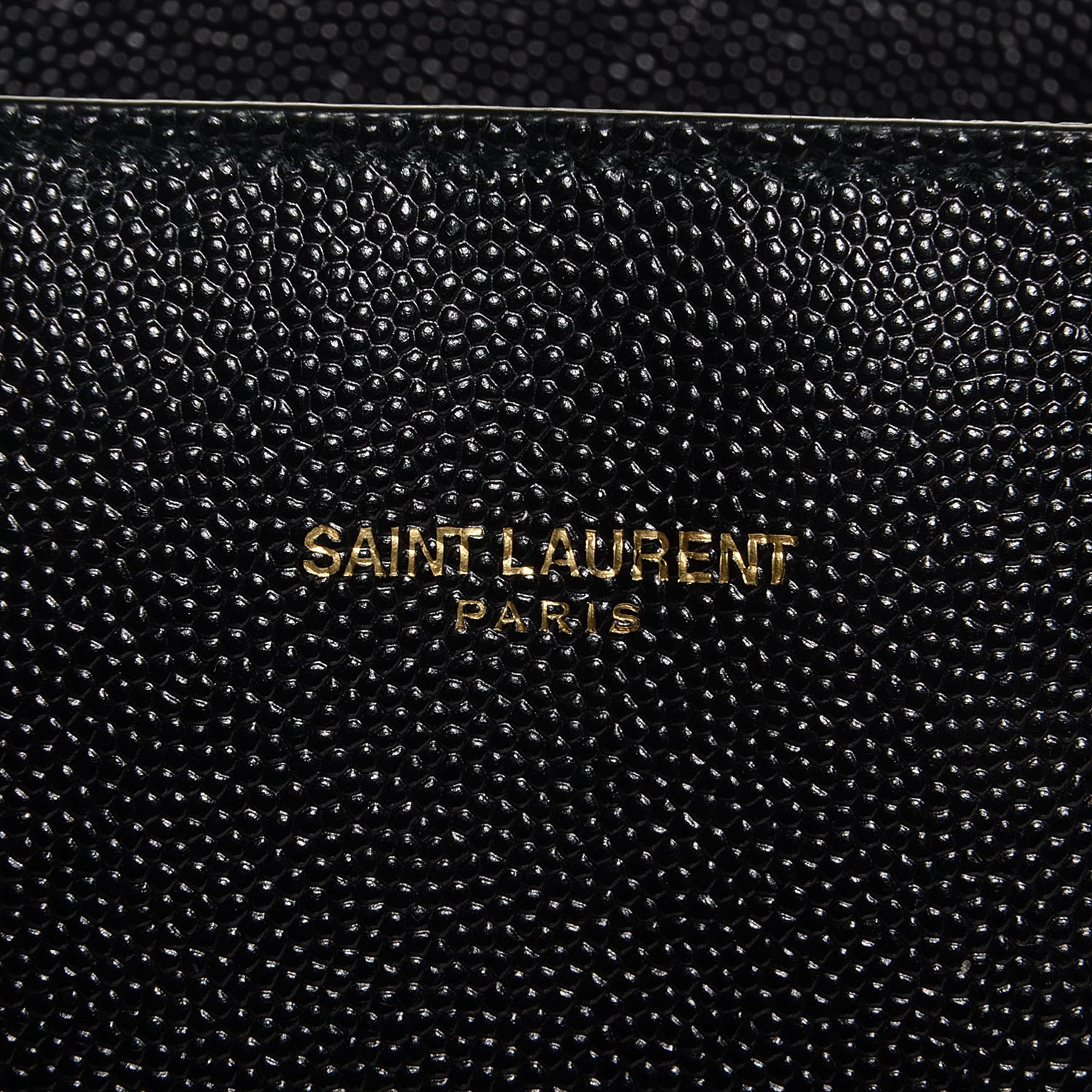 Saint Laurent Grain De Poudre North South Medium Museum Tote Black 9 of 9