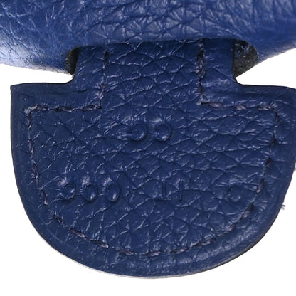 Hermes Taurillon Clemence Evelyne III PM Bleu Encre 7 of 10