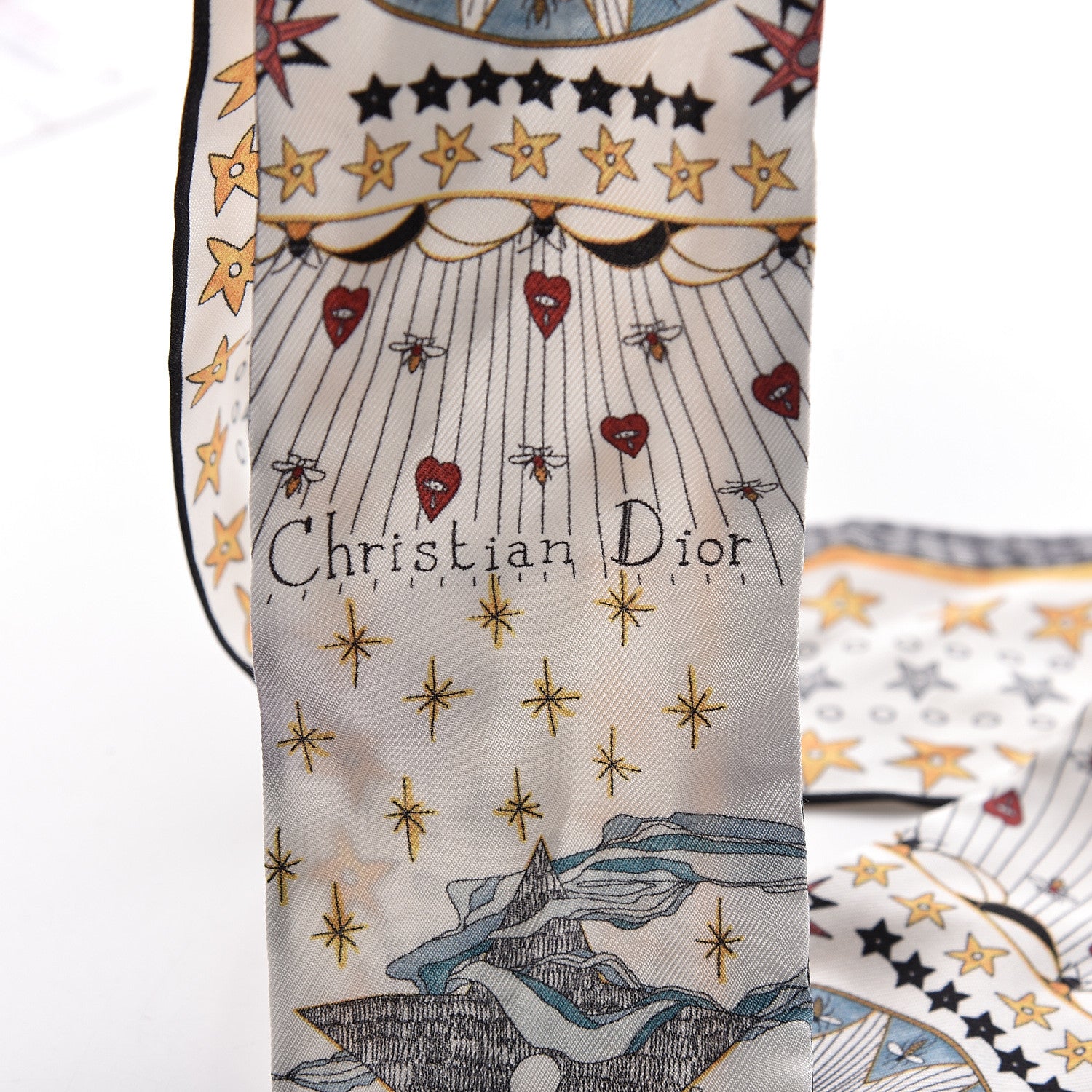 Christian Dior Silk L'Etoile Mitzah Scarf 5 of 5