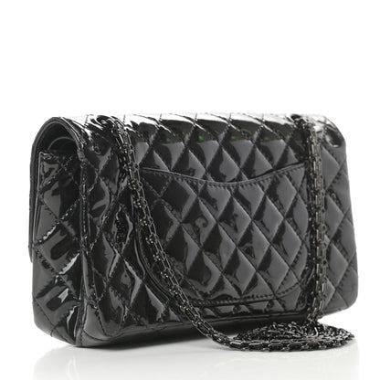 Chanel Patent Calfskin Quilted 2.55 Reissue 225 Flap So Black 3 of 14
