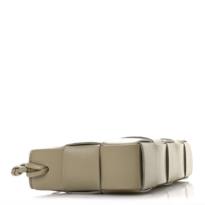 Bottega Veneta Calfskin Maxi Intrecciato Cassette Pouch On Strap Travertine 4 of 11