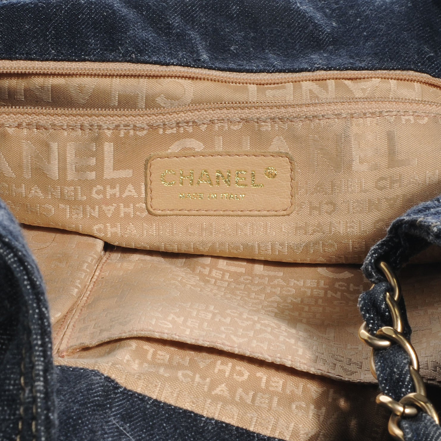 Chanel Denim XL Coco Cabas Tote 6 of 7