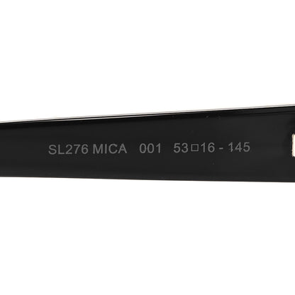 Saint Laurent Acetate Mica Cat Eye Sunglasses SL 276 Black 7 of 8
