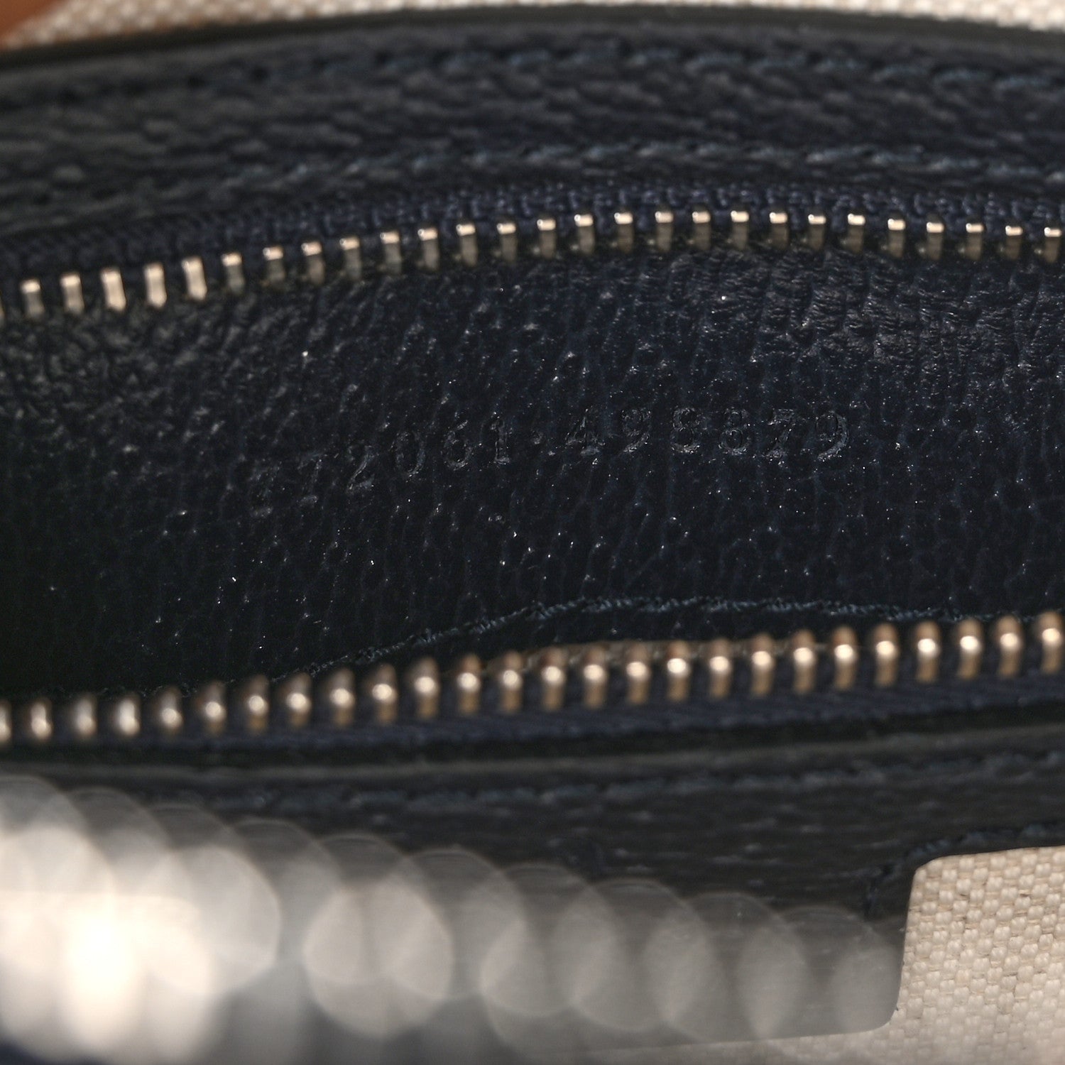 Gucci GG Supreme Monogram Web Small Ophidia Top Handle Bag Beige Blue 7 of 12