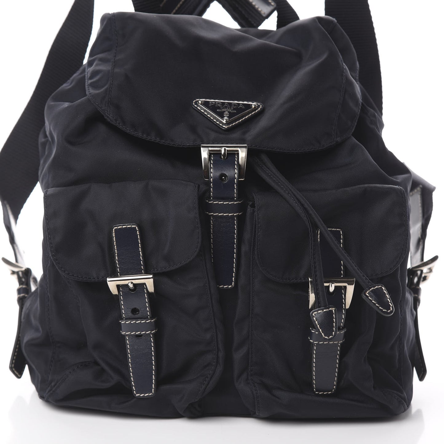 Tessuto Nylon Vela Small Backpack Blue