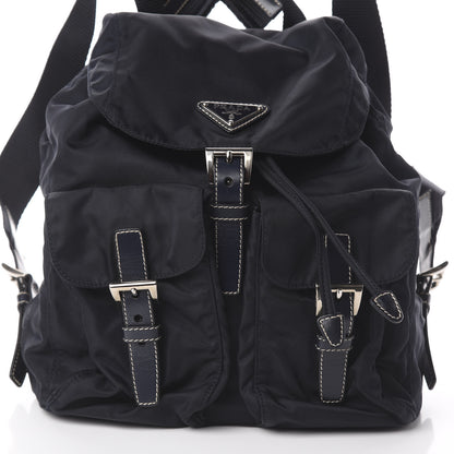 Prada Tessuto Nylon Vela Small Backpack Blue 8 of 8