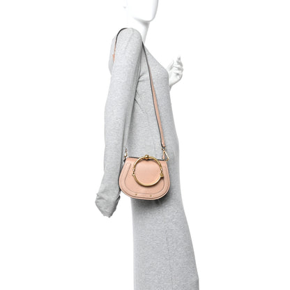 Chloe Calfskin Suede Small Nile Bracelet Bag Biscotti Beige 2 of 12