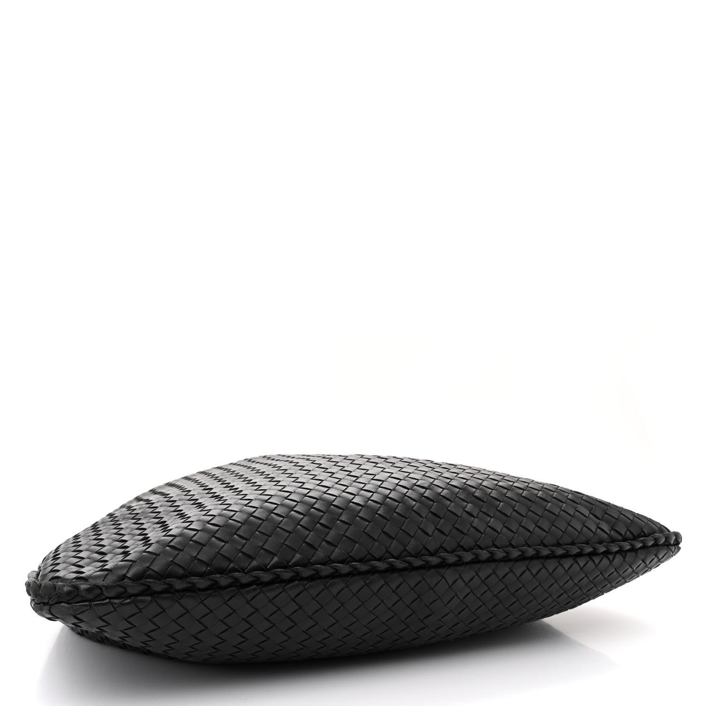 Nappa Intrecciato Large Veneta Hobo Black