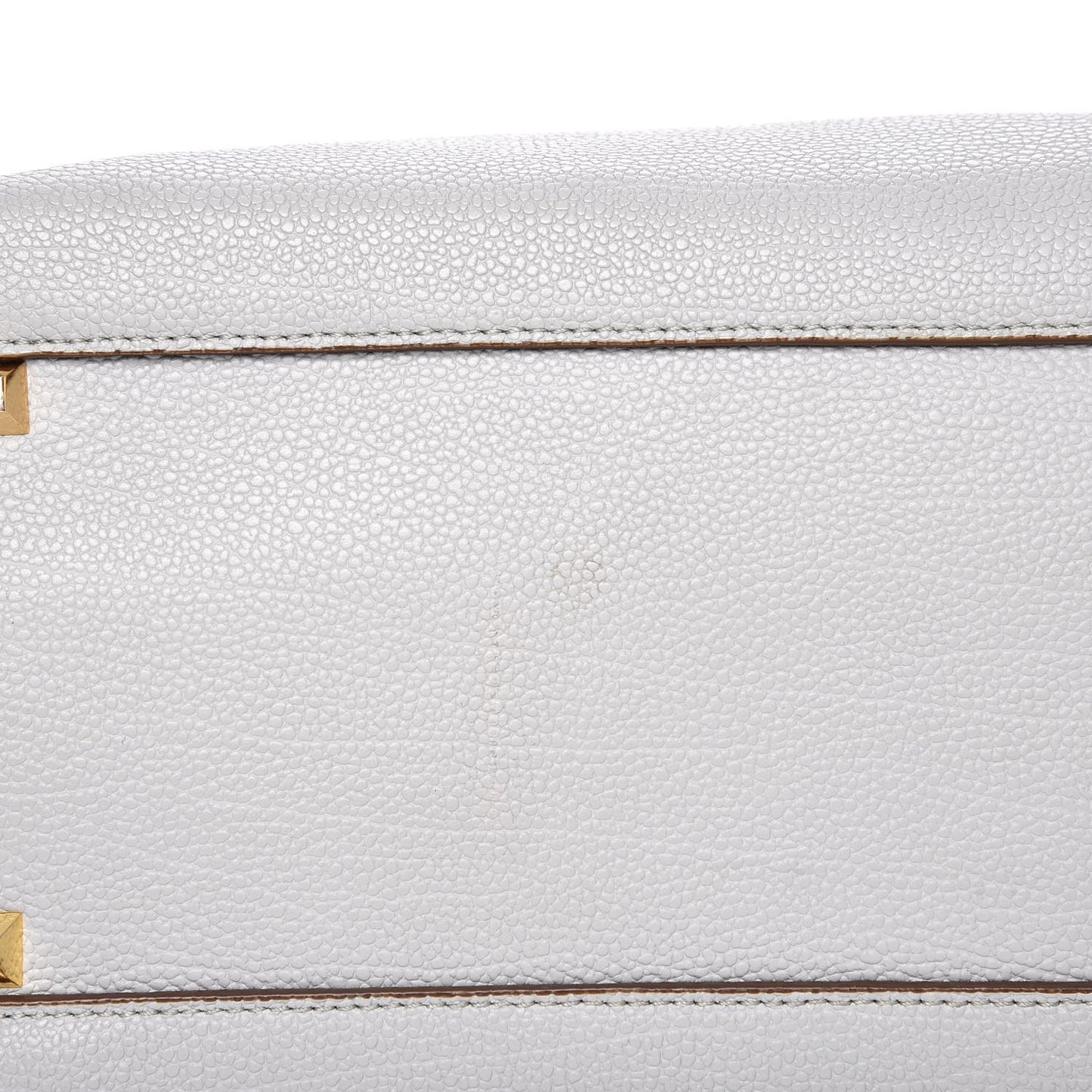Grained Calfskin Medium Milla Tote Concrete Grey