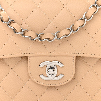 Chanel Caviar Quilted Small Double Flap Beige 7 of 12