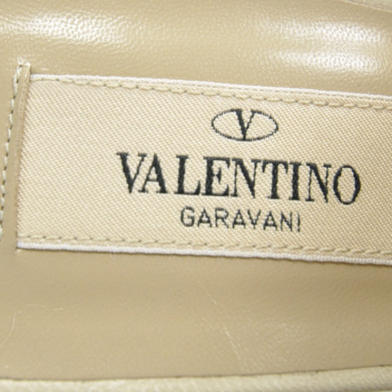 Valentino Garavani Nappa Leather Organza Rosette Fairy Tale Sandals 39.5 1 of 1