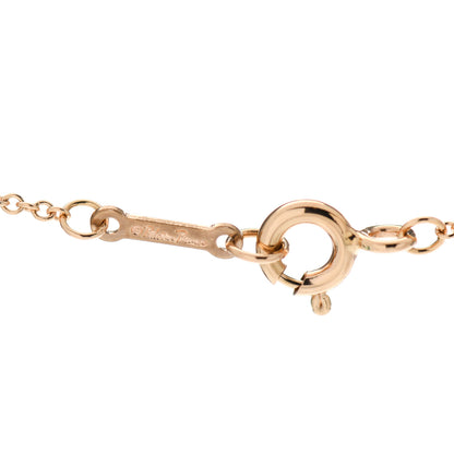 Tiffany 18K Rose Gold Mini Paloma Picasso Loving Heart Pendant Necklace 6 of 7