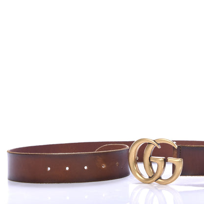 Gucci Faded Calfskin Double G 40mm Belt 90 36 Cuir 4 of 5