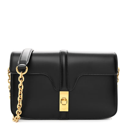 Celine Satinated Calfskin 16 Chain Bag Black 1 of 11