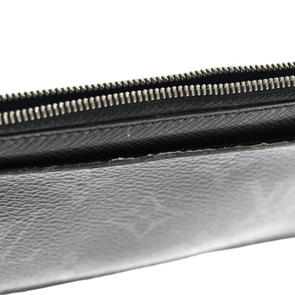 Louis Vuitton Monogram Eclipse Taiga Coin Card Holder 10 of 13