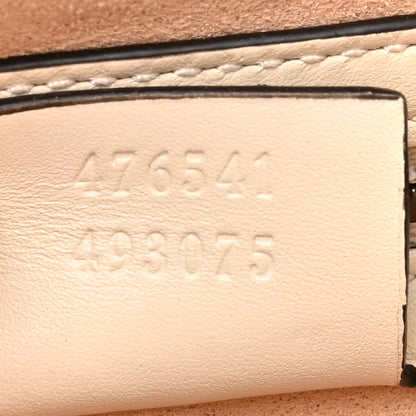 Gucci Calfskin Sylvie Web Small Queen Margaret Top Handle Bag White 7 of 15