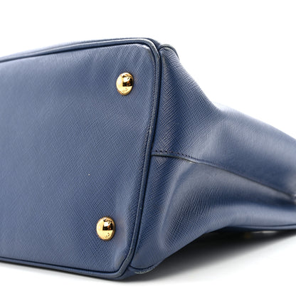 Prada Saffiano Lux Medium Tote Bluette 10 of 14