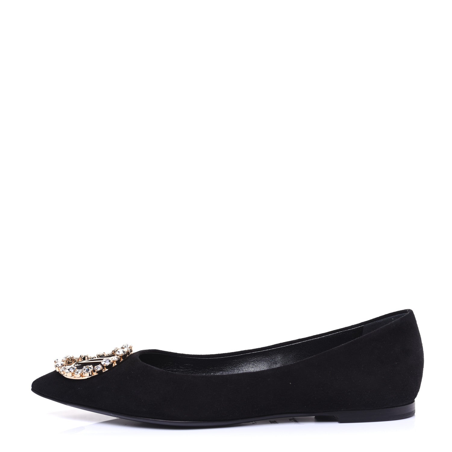 Louis Vuitton Suede Madeleine Flat 38.5 Black 1 of 14