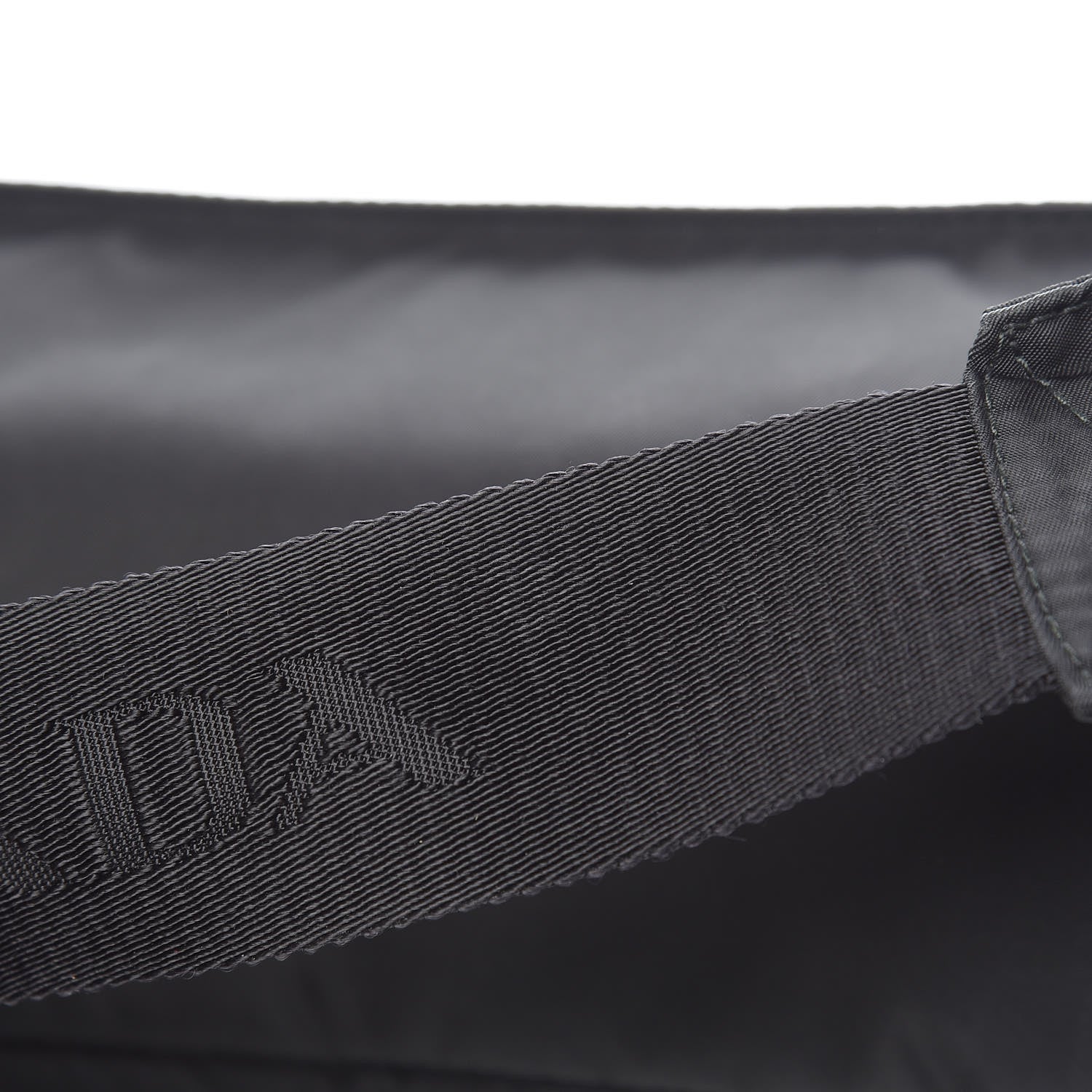 Prada Tessuto Nylon Saffiano Belt Bag Black 12 of 12