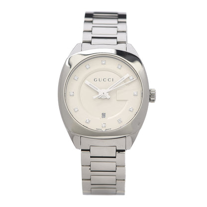 Gucci Stainless Steel Diamond 29mm GG2570 Quartz Watch 1 of 7
