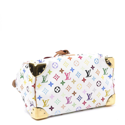 Louis Vuitton Monogram Multicolor Speedy 30 White 3 of 12