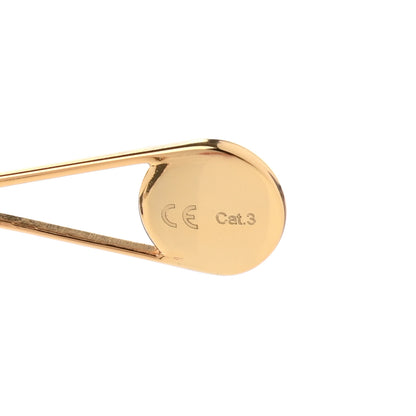 Gucci Metal Pearl Cat Eye Sunglasses GG0364S Gold 7 of 7