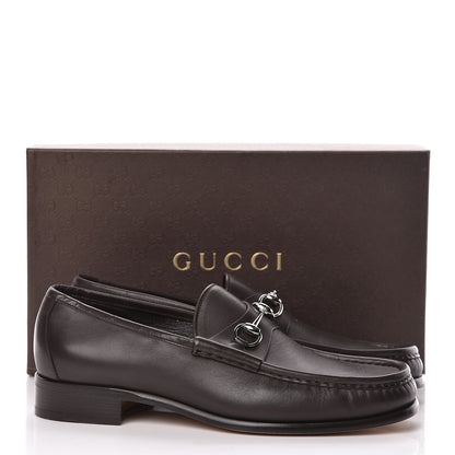 Gucci Calfskin Mens 1953 Horsebit Loafers 12 Marrone 10 of 10