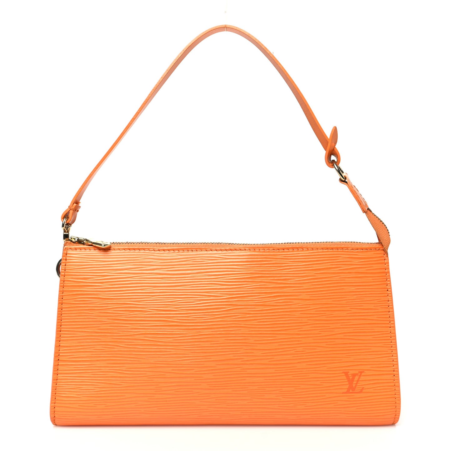 Epi Pochette Accessories 24 Mandarin