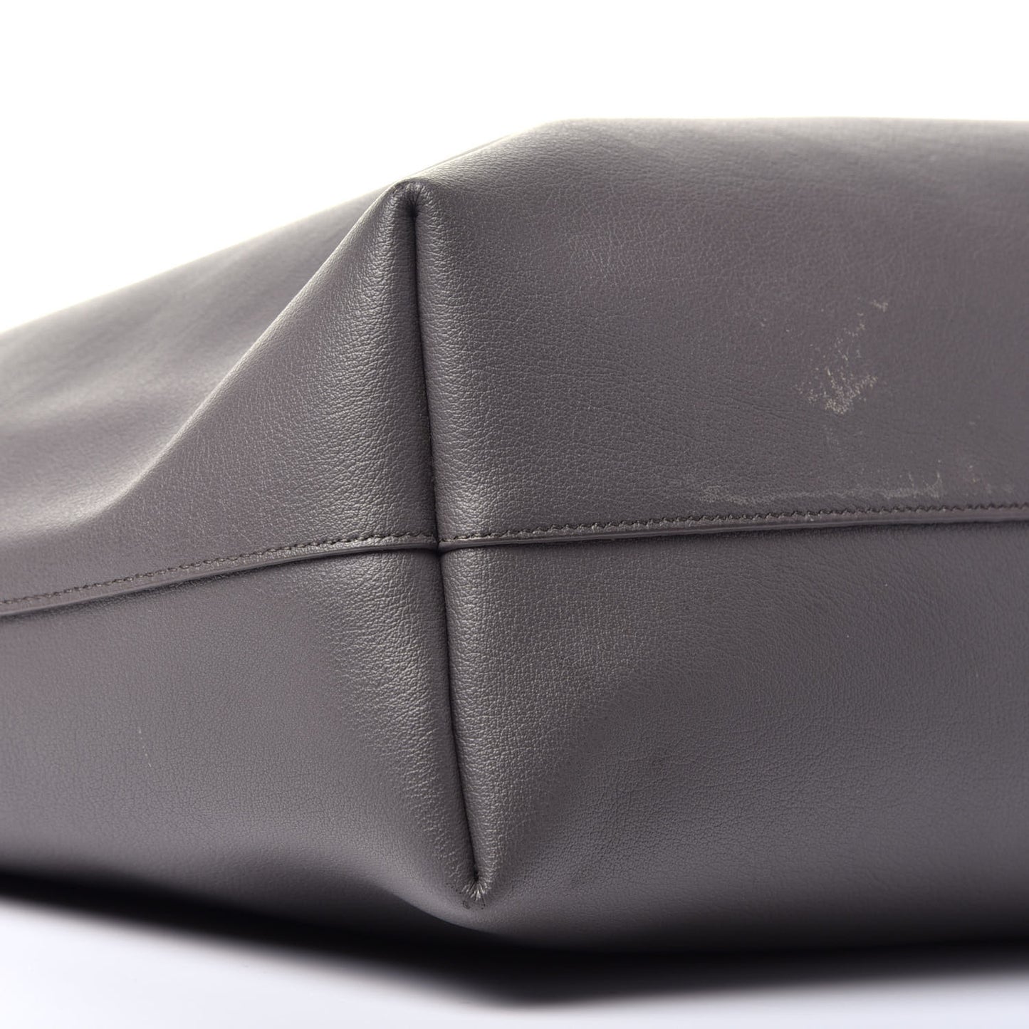 Calfskin Large Shopping Tote Fog