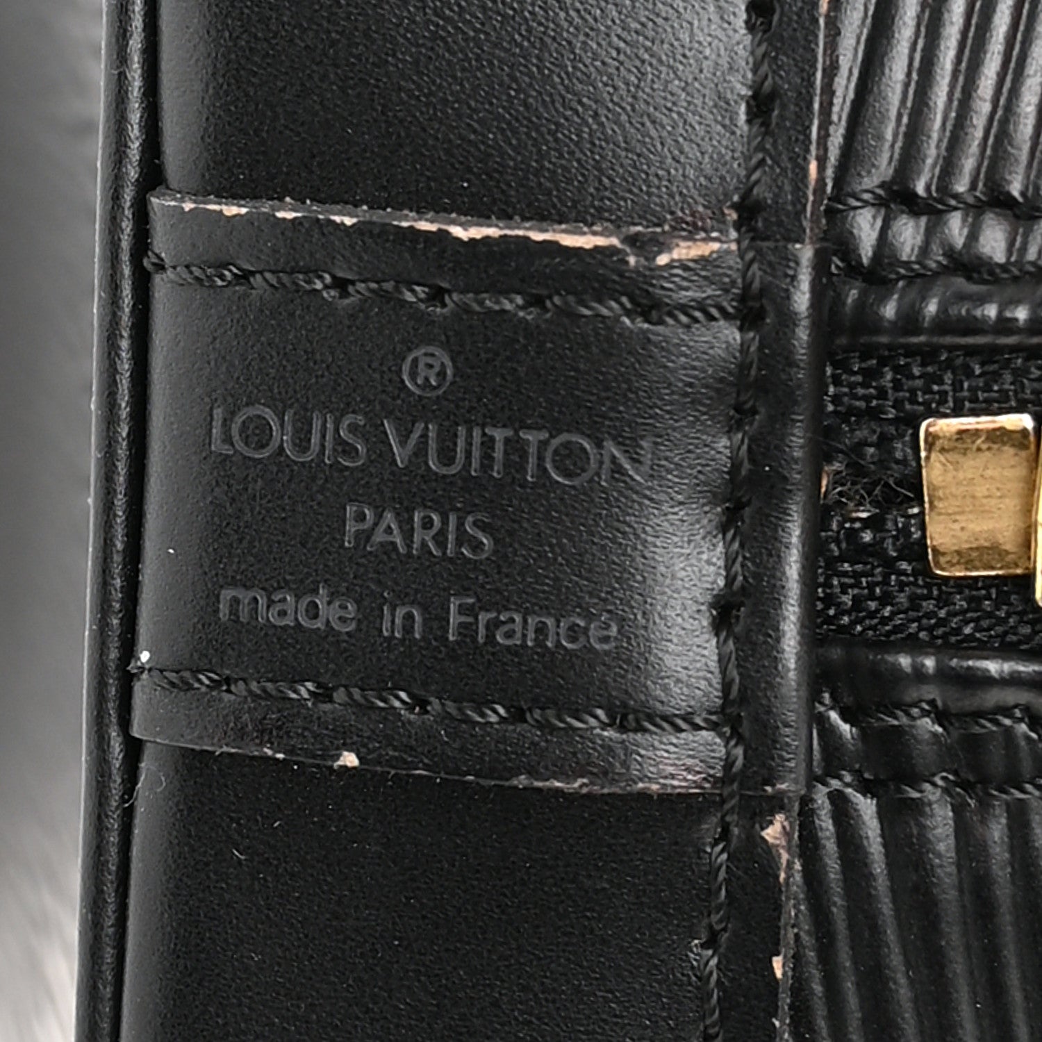 Louis Vuitton Epi Alma PM Black 7 of 16