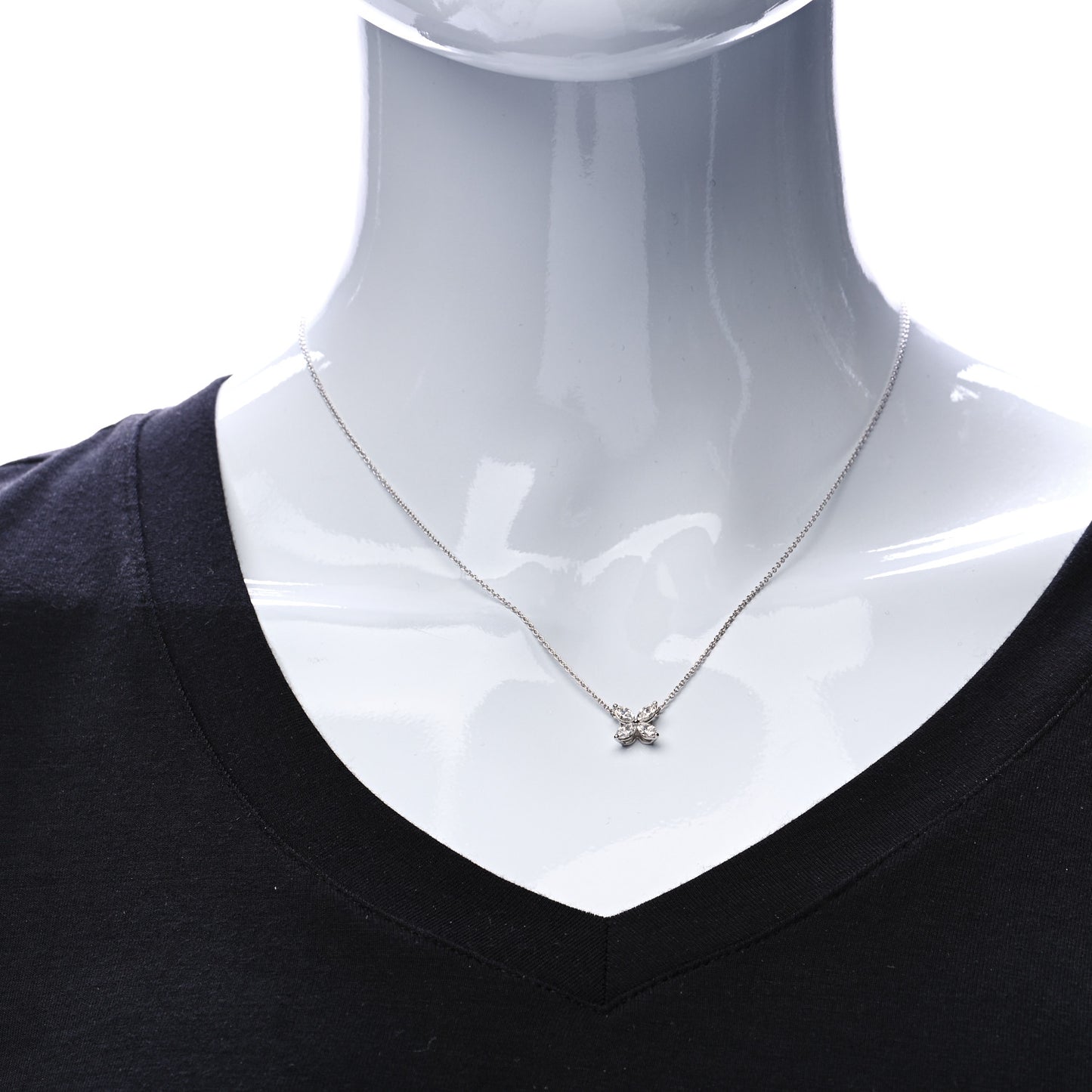 Platinum Diamond Medium Victoria Necklace