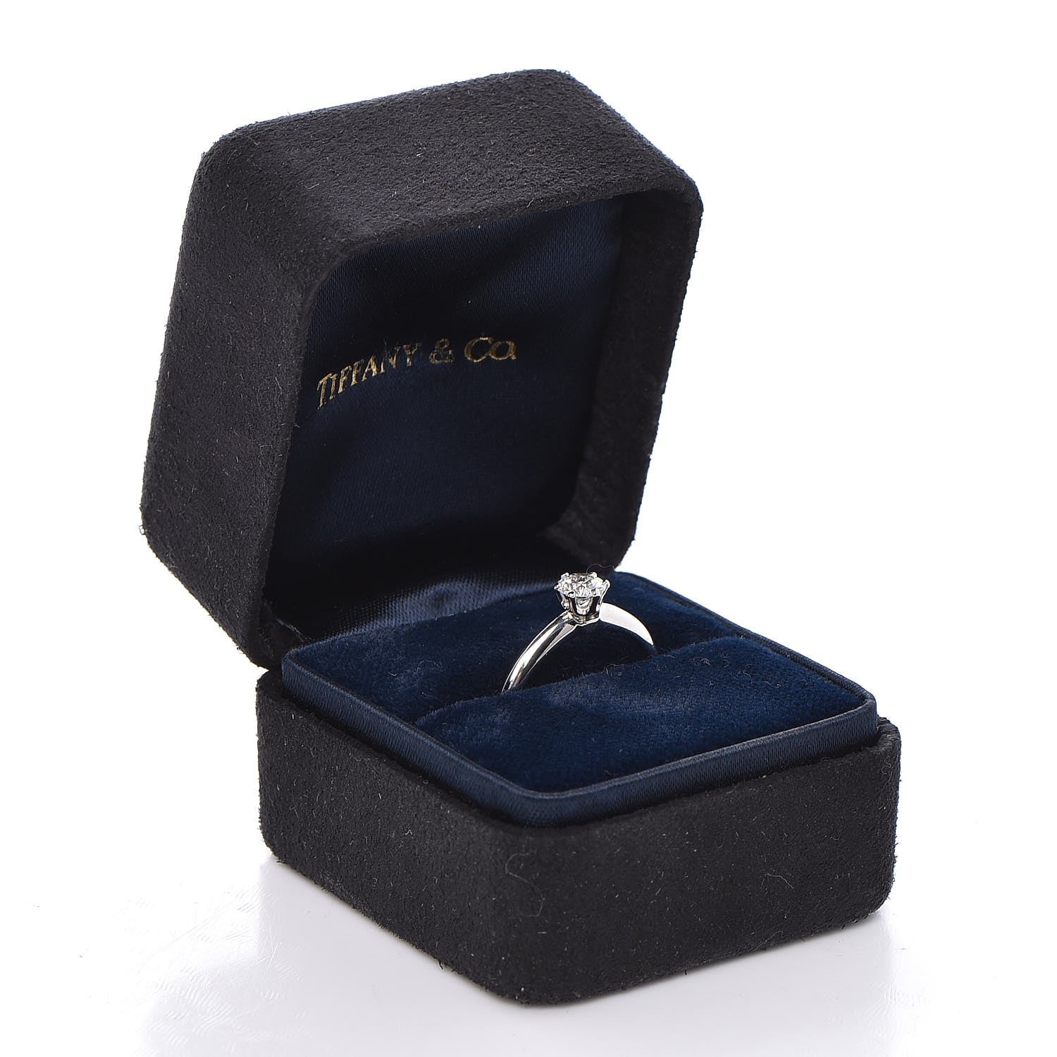 Tiffany Platinum .33 Carat Diamond Engagement Ring 49.3 5 9 of 11