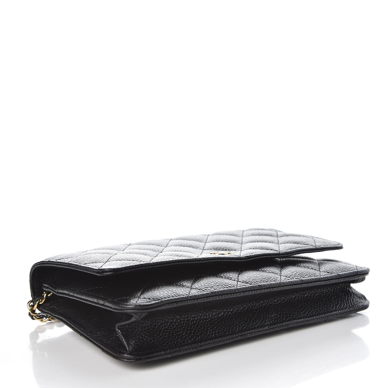 Chanel Caviar Quilted Wallet On Chain WOC Black 4 of 9