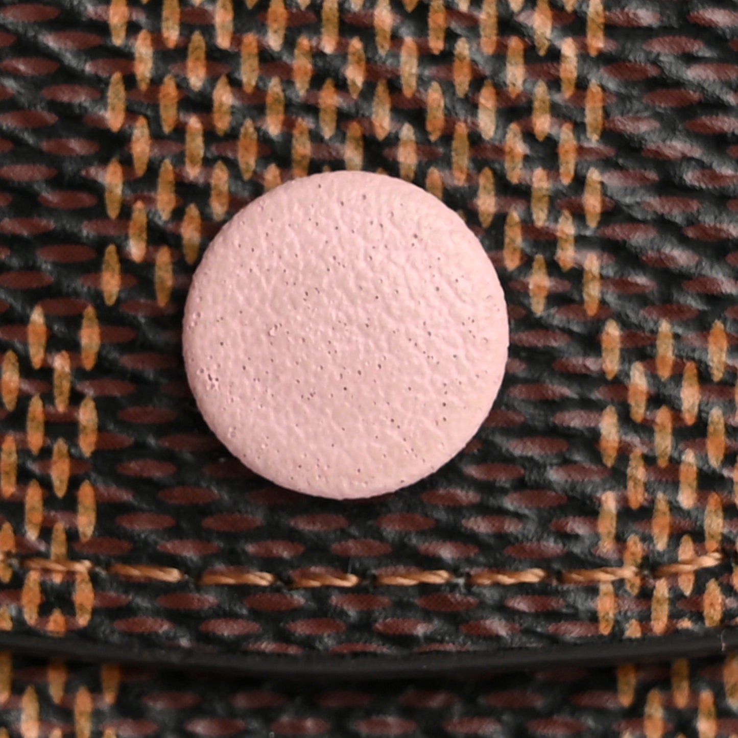 Damier Ebene Rosalie Coin Purse Rose Ballerine