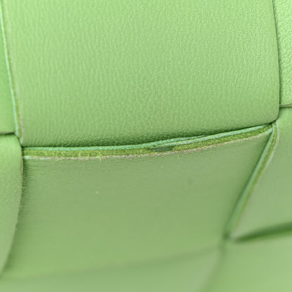 Bottega Veneta Lambskin Maxi Intrecciato Cassette Crossbody Bag Fountain 12 of 12