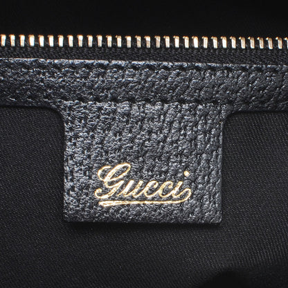 Gucci Calfskin Web Bamboo Bullet Satchel 6 of 7