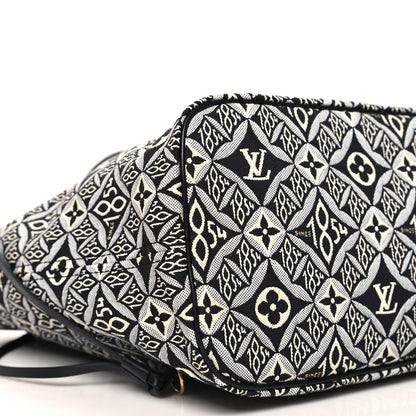 Louis Vuitton Jacquard Since 1854 Neverfull MM Grey 9 of 10