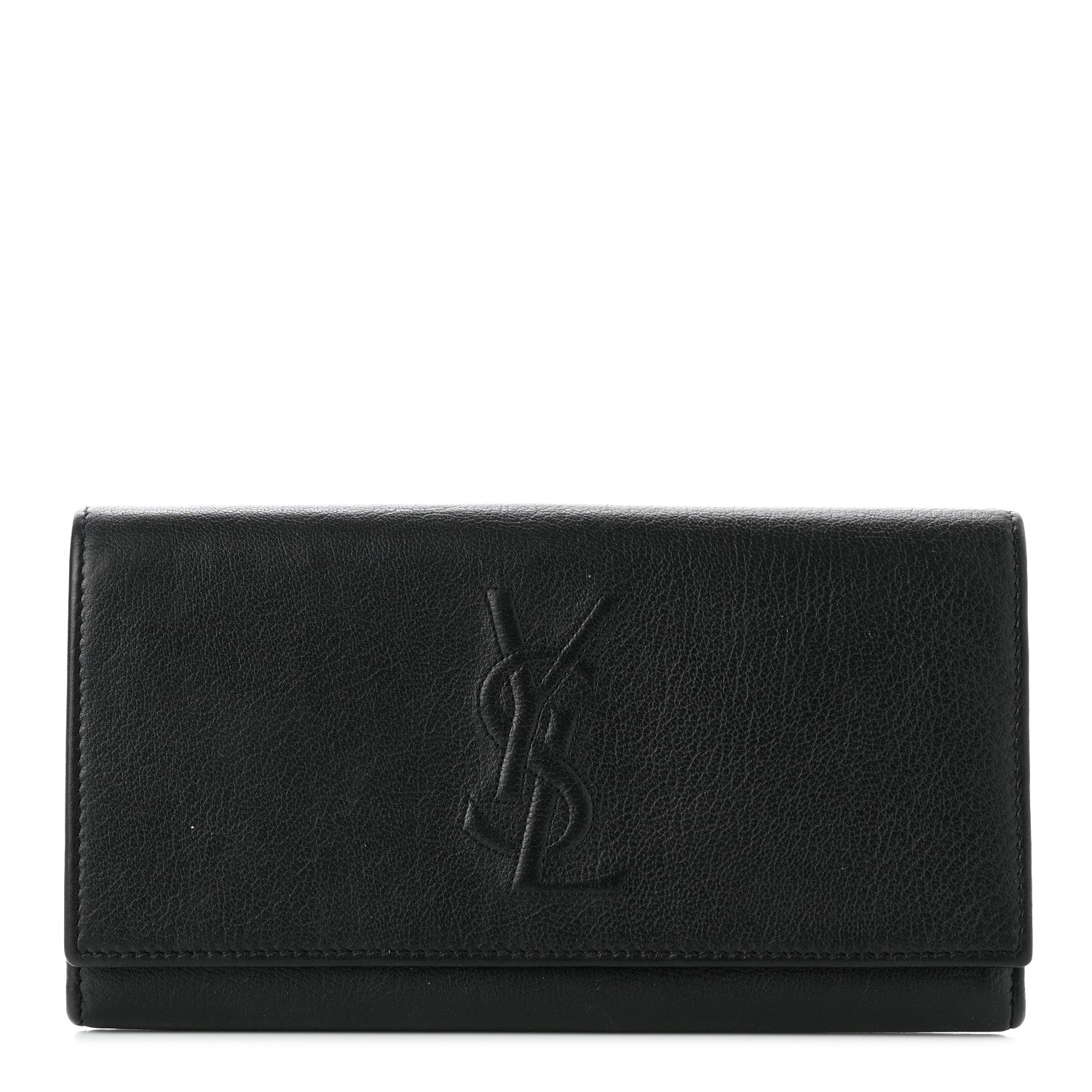 Saint Laurent Chevre Belle De Jour Flap Wallet Black 1 of 8