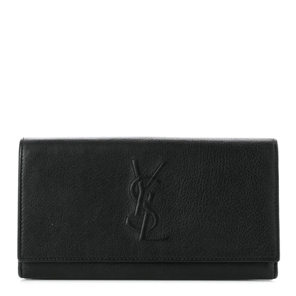 Saint Laurent Chevre Belle De Jour Flap Wallet Black 1 of 8