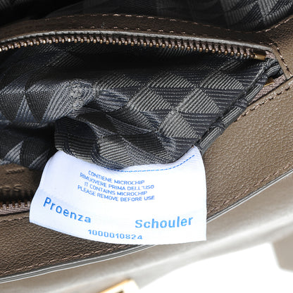 Proenza Schouler Lambskin PS1 Medium Satchel Smoke 8 of 9
