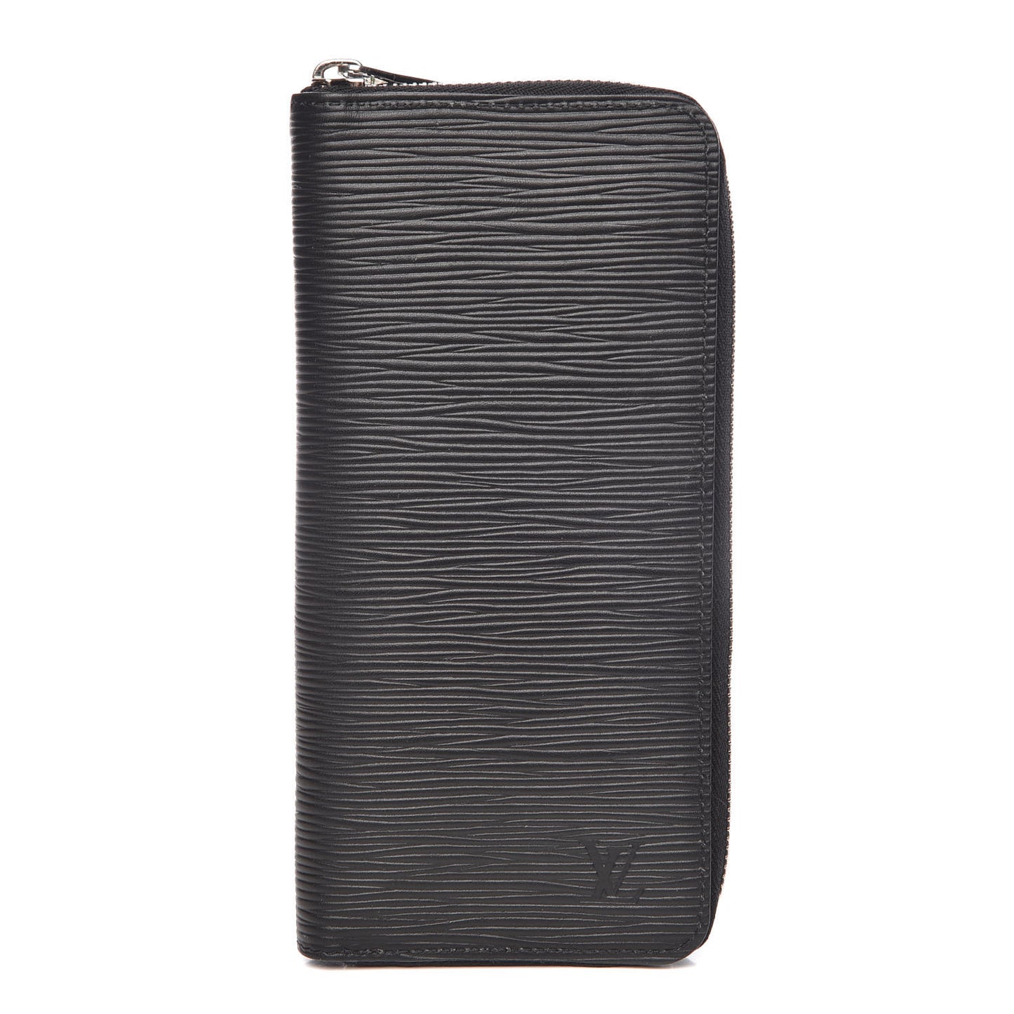 Epi Zippy Vertical Wallet Black