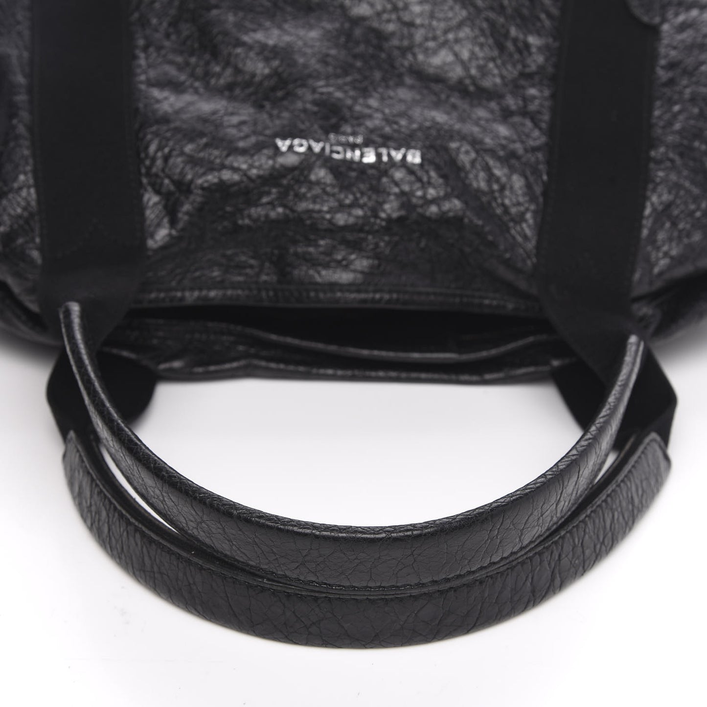 Agneau S Navy Cabas Black