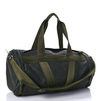 Bottega Veneta Intrecciato Rubber Canvas Duffle Bag Camping 3 of 9