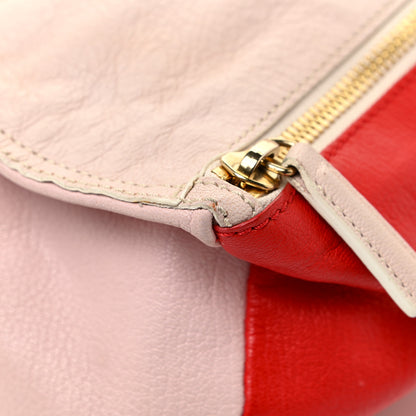 Givenchy Sugar Goatskin Tri-color Mini Pandora Red Pink Blue 9 of 17