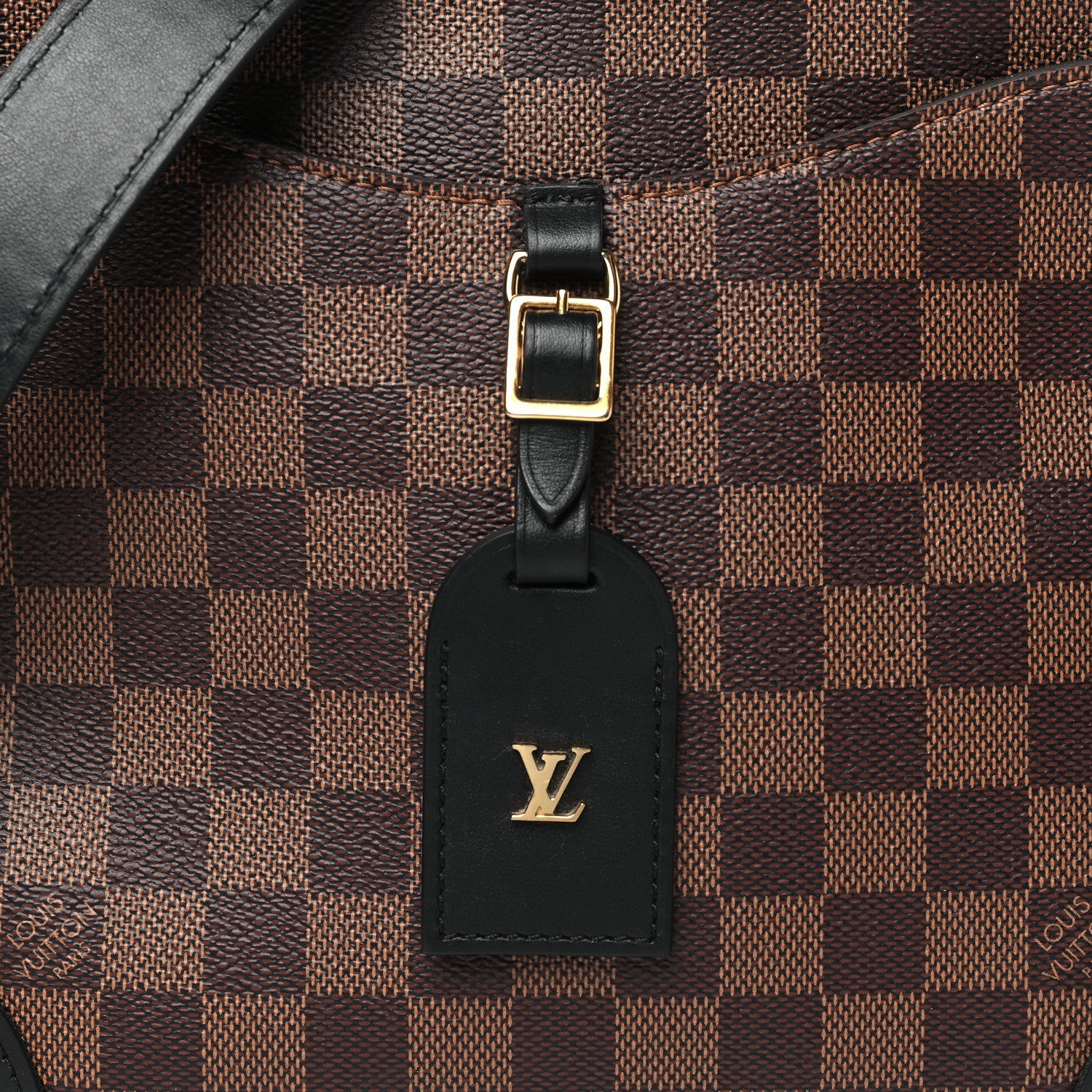 Louis Vuitton Damier Ebene Odeon PM Black 7 of 9