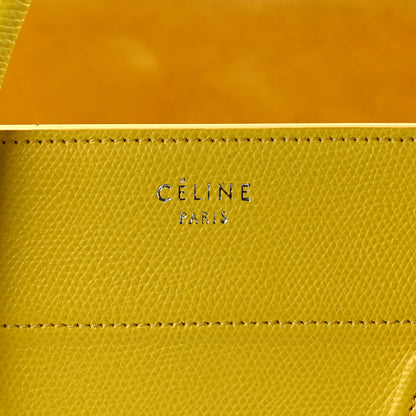 Celine Grained Calfskin Medium Phantom Luggage Yellow 6 of 14