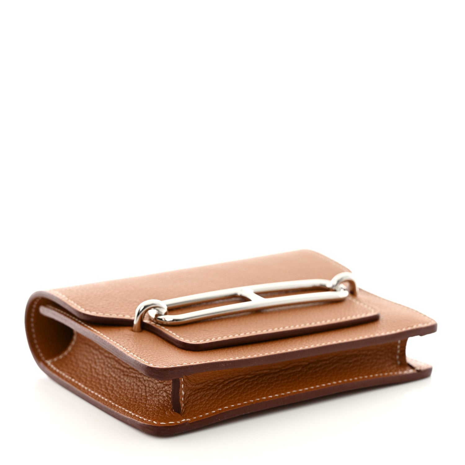 Hermes Evercolor Roulis Slim Wallet Gold 5 of 9