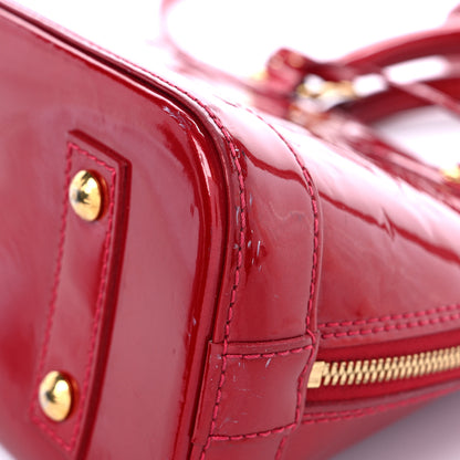 Louis Vuitton Vernis Alma BB Cherry 8 of 21